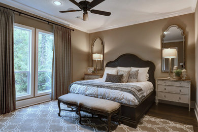 Elegant bedroom photo in Houston