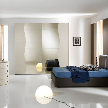 Upholstered Italian Bed Omega by Spar - $3,195.00