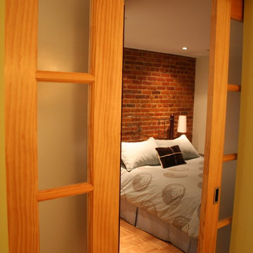 Urban bedroom in old house