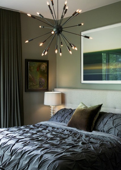 Contemporary Bedroom by Heather Garrett Design