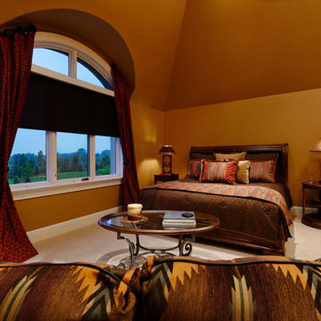 Use dimmers and motorized shades in the bedroom