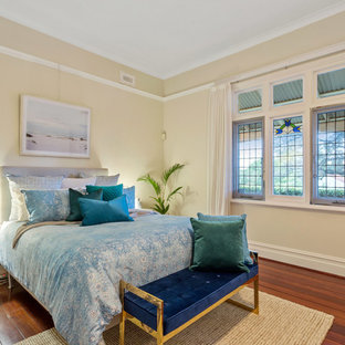 Transitional bedroom in Perth.