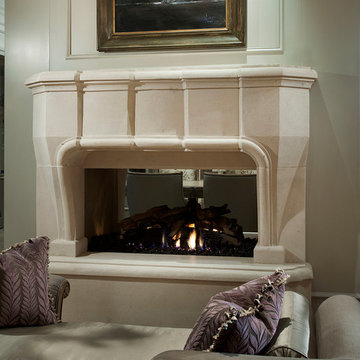 Double Sided Fireplace