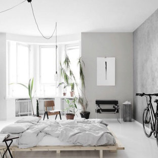 Design ideas for a scandinavian bedroom in Sydney.