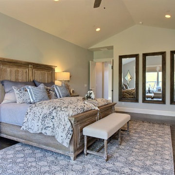 Vaulted Master Bedroom : The Cadence : 2018 Parade of Homes