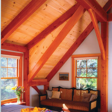 Vaulted Timber Frame Bedroom