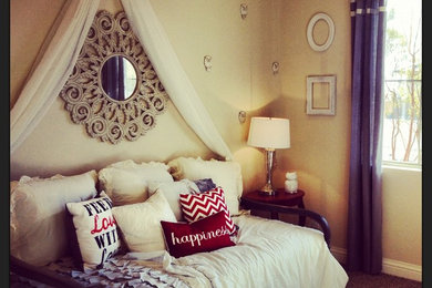 ラスベガスにあるトラディショナルスタイルのおしゃれな寝室のインテリア