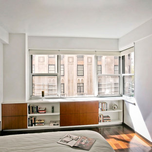 View of Master Bedroom and custom radiator cover