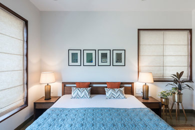 Photo of a modern bedroom in Ahmedabad.