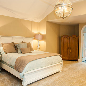 Villanova, PA: Master Bedroom with view to Center Hall