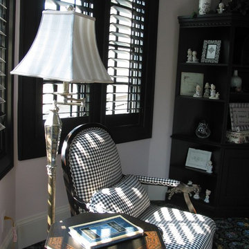 Vintage Parisian Black and White bedroom suite