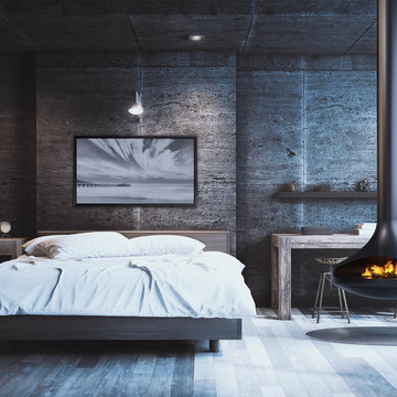 VITA Fireplaces CALLISTA Single-Sided | Suspended Fireplace