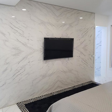 Volakas marble for Bedroom of Palm Springs Villa, Pattaya, Thailand