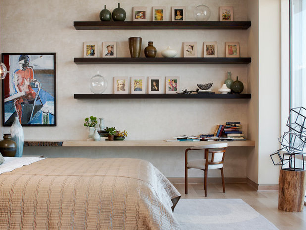 Modern Bedroom by Laura Kirar Design