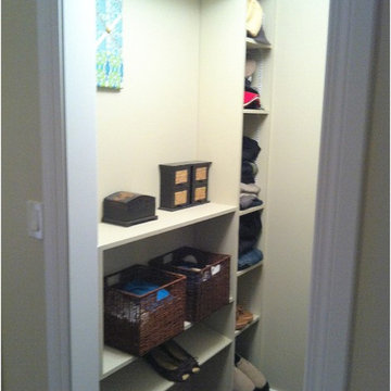 Walk-In Closet with Shoe Storage