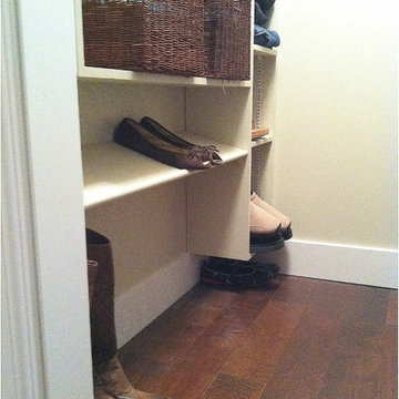Walk-In Closet with Shoe Storage