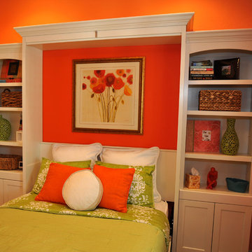 Wallbed with bookcases