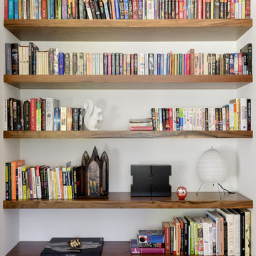 Walnut Book Shelves