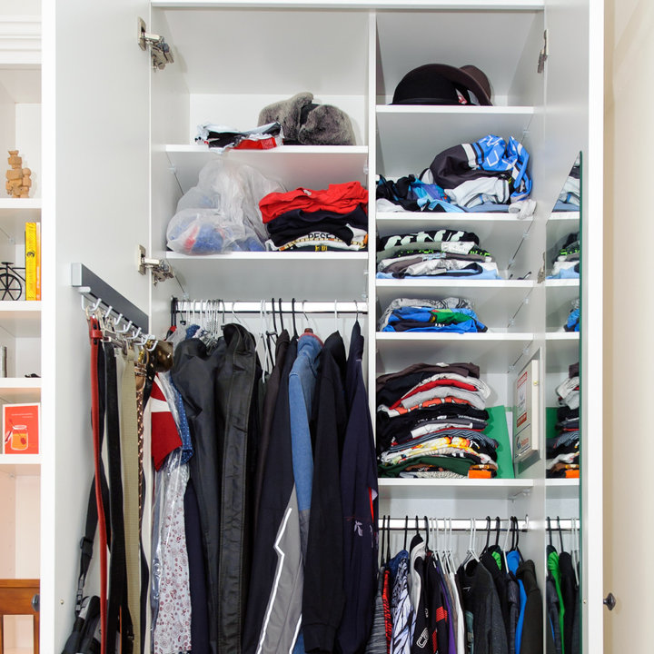 Closet Behind Bed Photos & Ideas Houzz