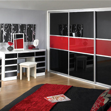 modern wardrobe door designs for bedroom