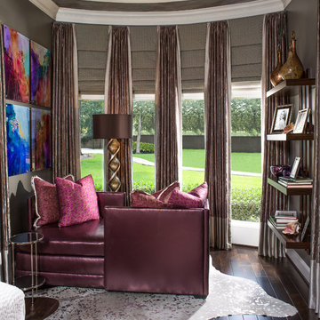 Warm, Elegant, Contemporary with a touch of Glam