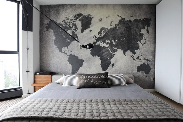 Contemporary Bedroom by Gaile Guevara