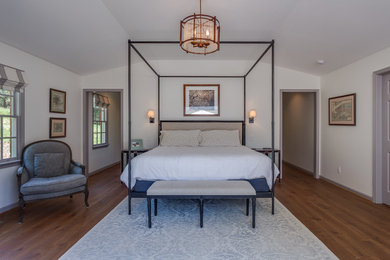 Example of a mid-sized classic master bedroom design in Other