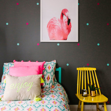 West London fun & bright guest bedroom