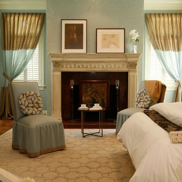 Weston Showhouse: Master bedroom and Bath