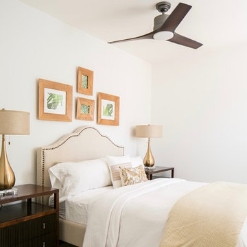 White Bedroom in Solana Beach Residence