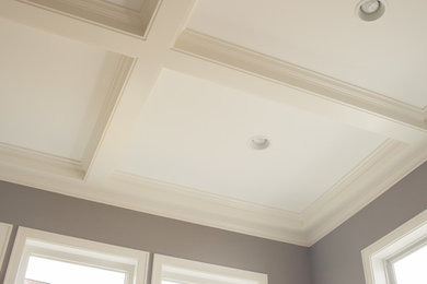 White Coffered Ceiling