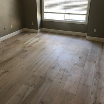 White oak engineered plank flooring