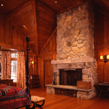 White Oak with Pine Paneling