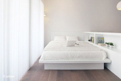 Inspiration for a modern bedroom remodel in Hong Kong