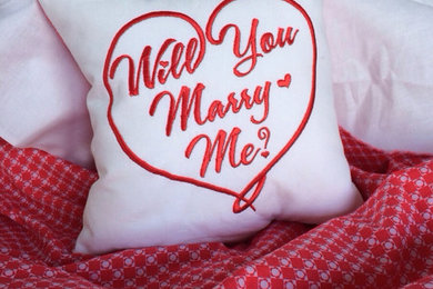 Will You Marry Me Pillow {10 inch}