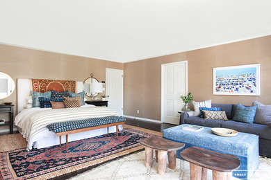 Inspiration for an eclectic bedroom remodel in Los Angeles