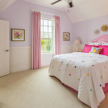 Window provides natural light to child's bedroom