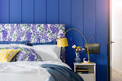 Inspiration for a classic bedroom in London.