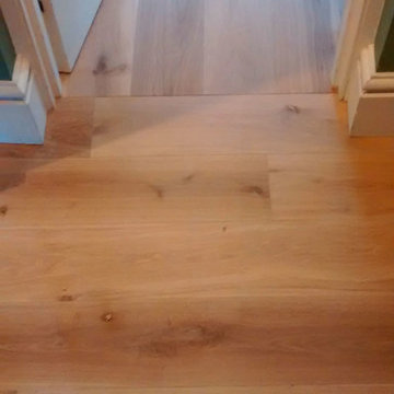Wooden Floor Installation with Direction Change in Camberwell, London