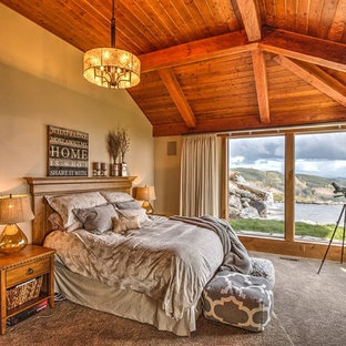 Rustikales Schlafzimmer in Portland