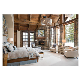 Yellowstone Club Residence - Rustic - Living Room - Other - by Tate  Interiors