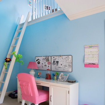 Young Girl's Bedroom with Private Loft