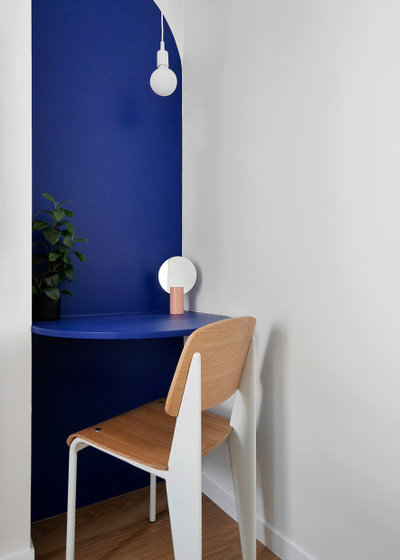 Moderne Bureau à domicile by AGENCE MARN DÉCO