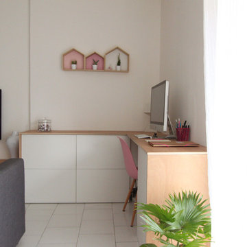 Appartement T2 50m² : bureau