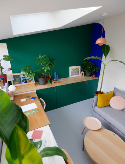 Moderne Bureau à domicile by AGENCE MARN DÉCO