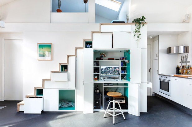 Contemporary Home Office by Thibault Pousset Photographe d'Architecture