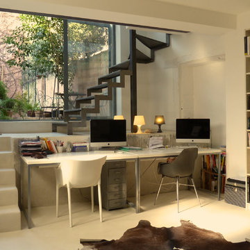 Maison Montpellier PEYROU - un bureau à domicile contemporain