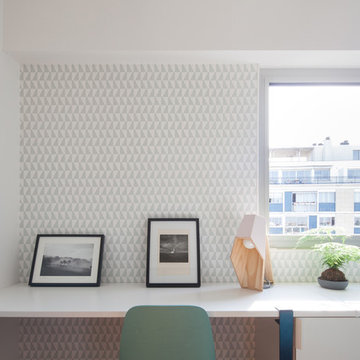 Rénovation totale d'un appartement parisien des années 60