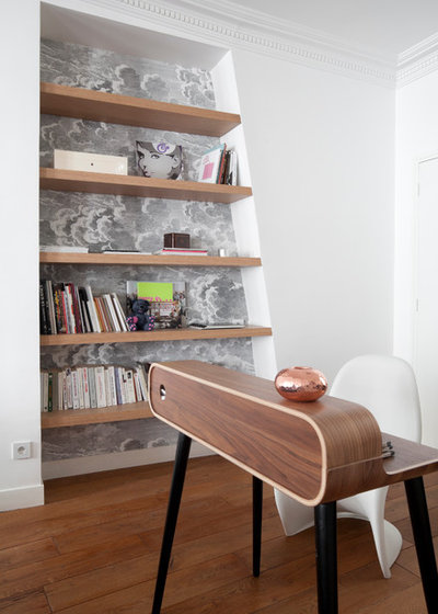 Contemporain Bureau à domicile by ATELIER FB