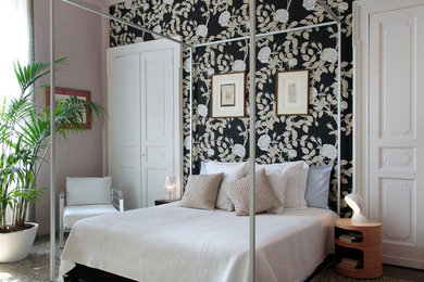 Design ideas for an eclectic bedroom in Turin.